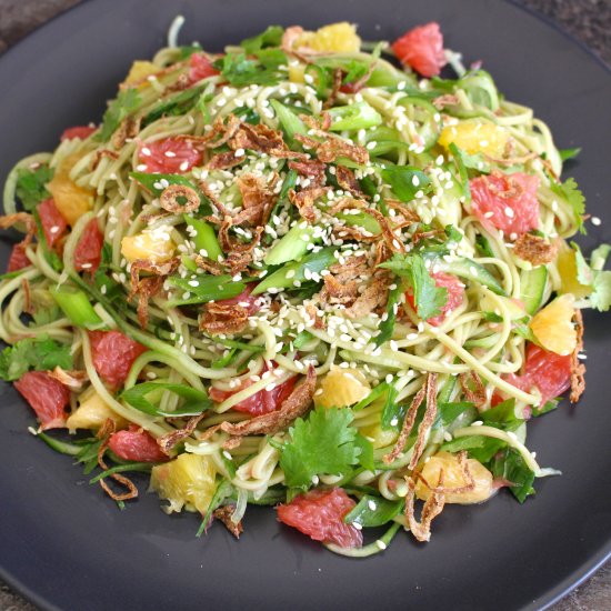 Green Tea Soba Noodle Citrus Salad