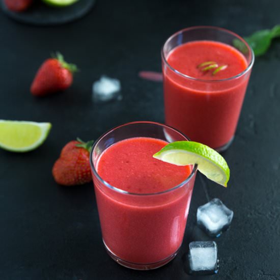 Strawberry Lime Smoothie