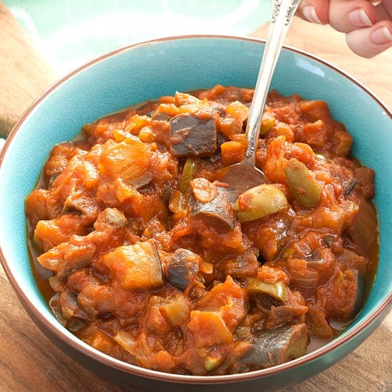 Lightened-up Eggplant Caponata