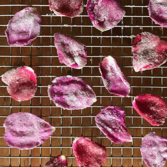 Crystallised Rose Petals