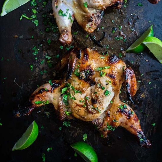 Thai Grilled Cornish Game Hens