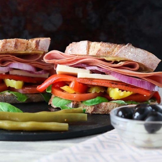 Mortadella Sandwich