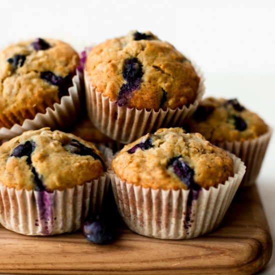 Blueberry Oatmeal Muffins