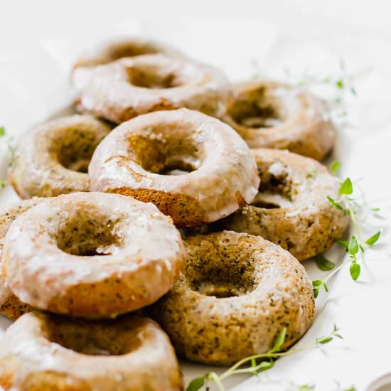 Lemon Poppy Seed Donuts