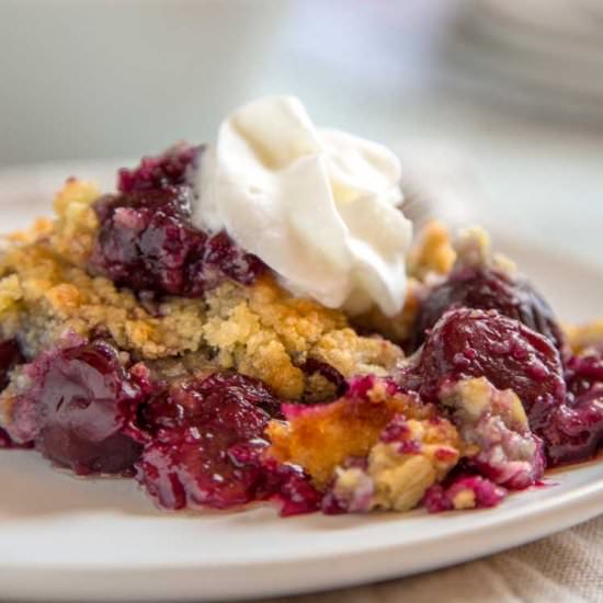 Old Fashioned Cherry Crisp