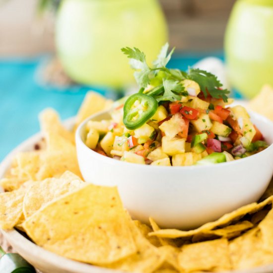 Quick + Crunchy Pineapple Salsa