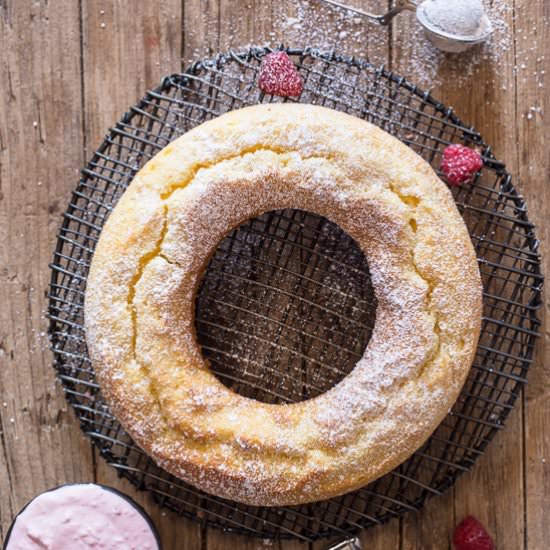 Mascarpone Cake & Raspberry Cream