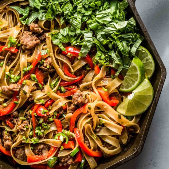 Pad Kee Mao (Drunken Noodles)