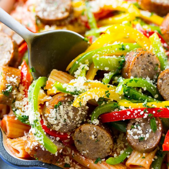 Sausage and Pepper Pasta