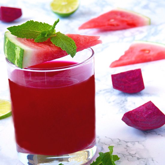 Watermelon Beet Energy Juice