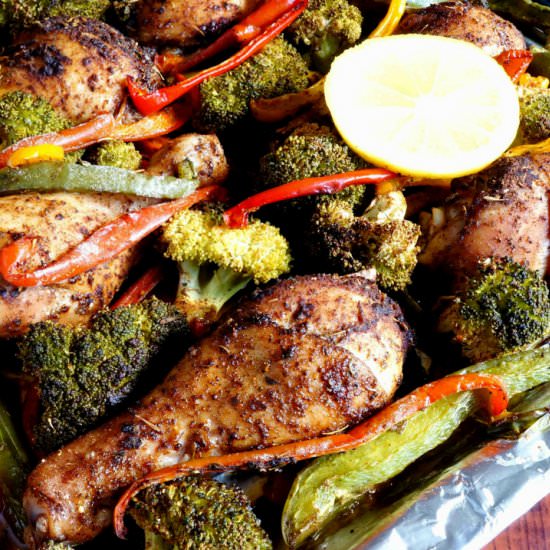 Sheet Pan Chicken With Vegetables