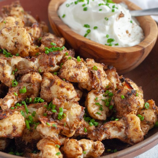 Jamaican Jerk Cauliflower Wings