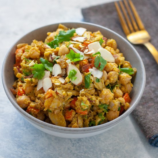 Curried Chickpea Avocado Salad