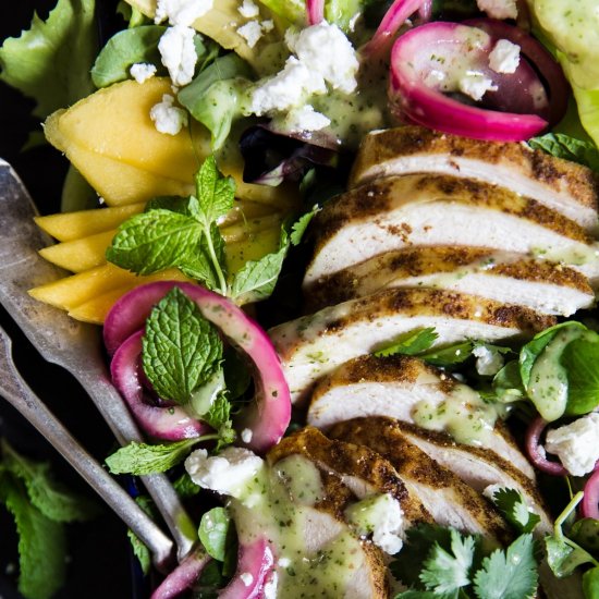 Grilled Curry Chicken Salad