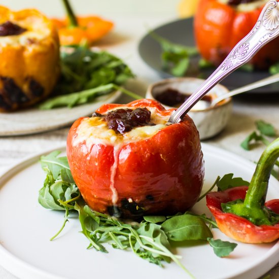 Stuffed peppers with couscous