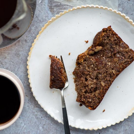 Pecan and Chia Seed Banana Bread