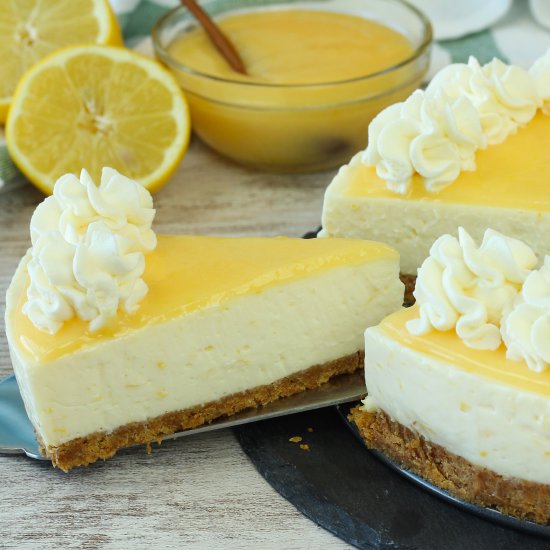 No Bake Lemon Cheesecake