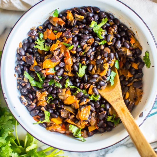 Instant Pot Cuban Black Beans