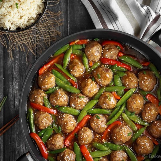 Honey Garlic Meatballs