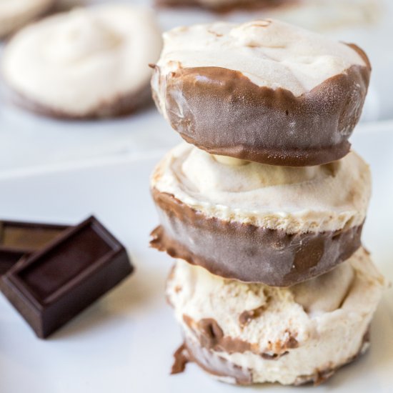 Peanut butter frozen fat bombs