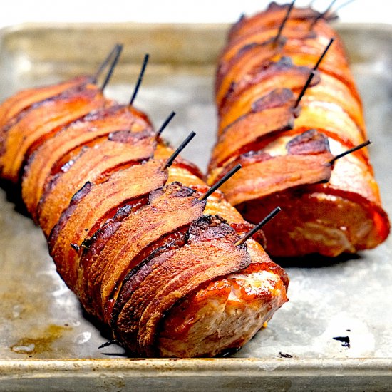 Bacon Wrapped Pork Tenderloin