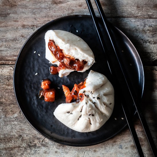 Pork Belly Steamed Buns