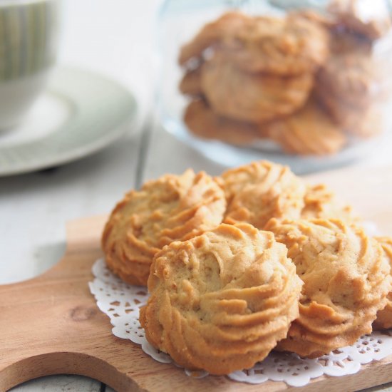 Hazelnut Butter Cookies