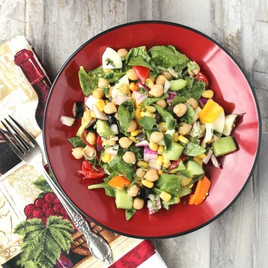 Summer Fresh Greek Chopped Salad