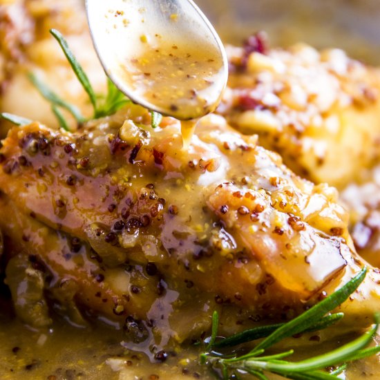 Honey Mustard Chicken with Bacon