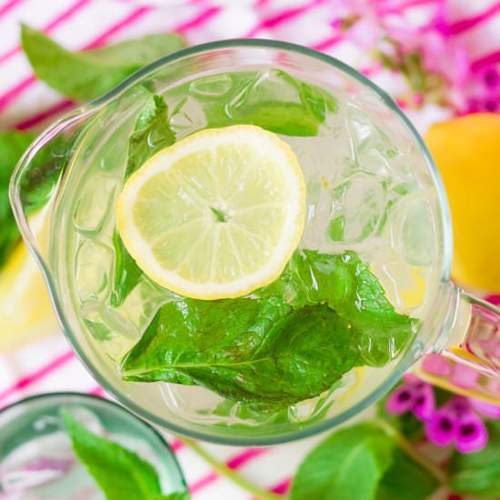 Sugar Free Mint Lemonade