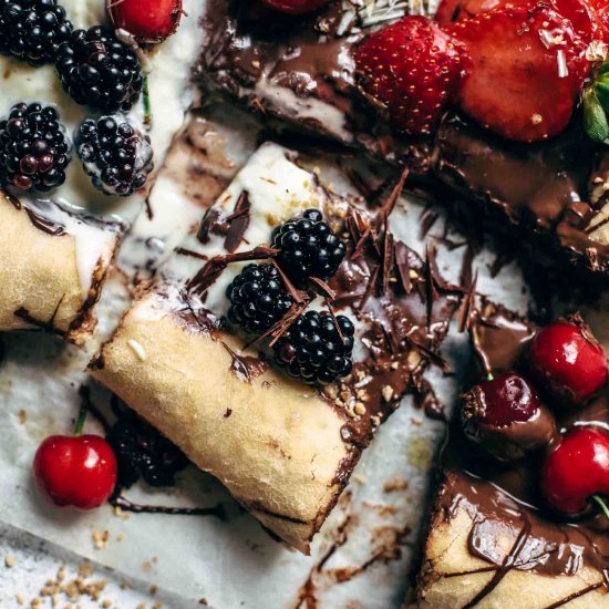 CHOCOLATE PIZZA