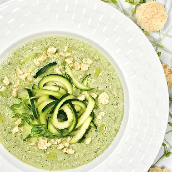 Zucchini Noodle Gazpacho