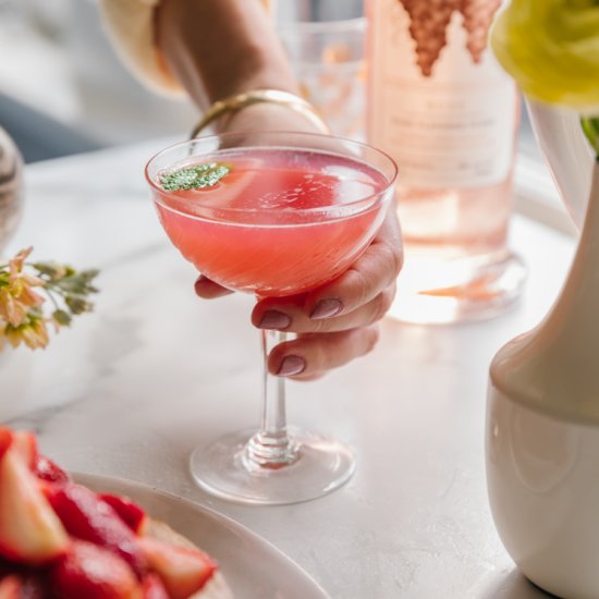 Rosy Rhubarb Mule