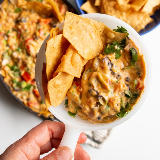 Vegan Black Bean Nacho Dip