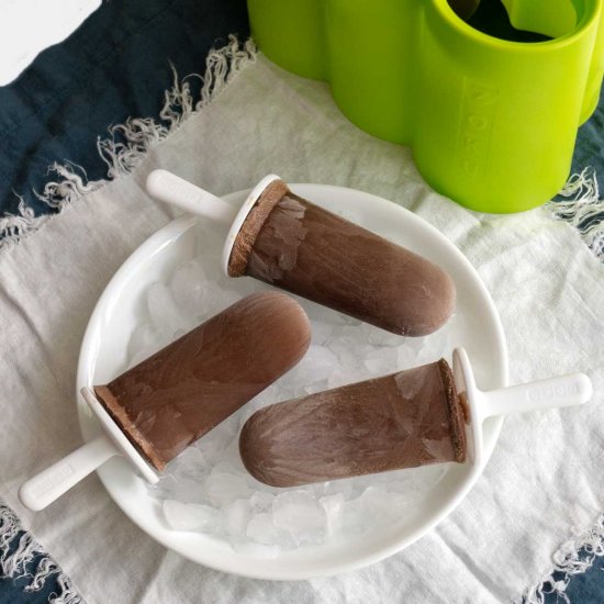 Intensely Chocolate Fudgesicles