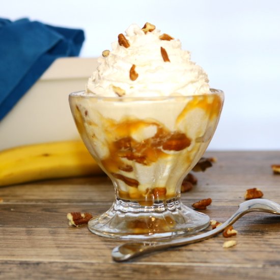 Banana Praline Ice Cream