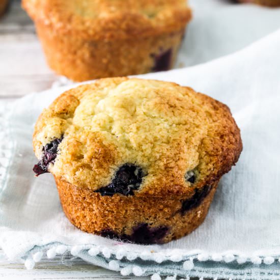 Blueberry Muffins (Made with Kefir)