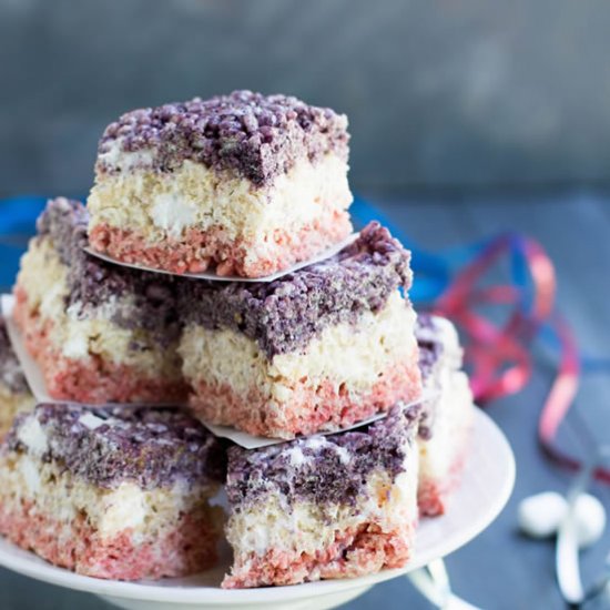 Very Berry Marshmallow Crispy Treat