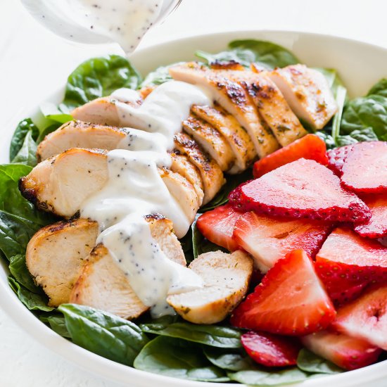 Strawberry Spinach Salad