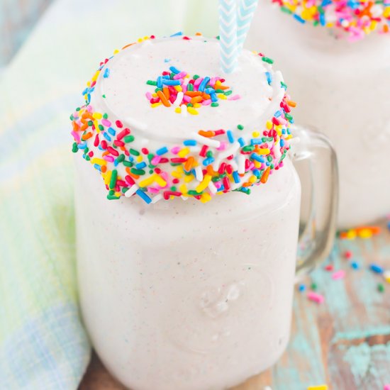 Funfetti Cake Batter Milkshake