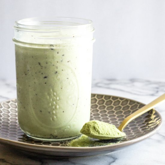 Mint Chocolate Matcha Smoothie