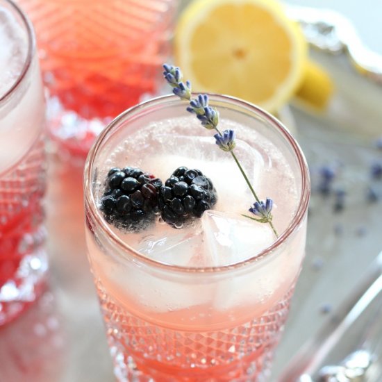 Lavender Blackberry Lemonade