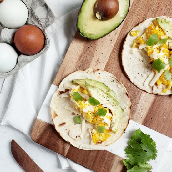 Simple Breakfast Tacos