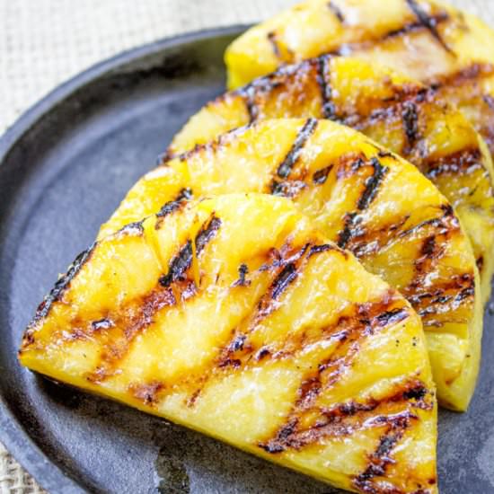 Brown Sugar Grilled Pineapple