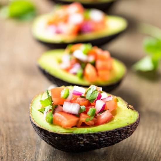 Deconstructed Guacamole Boats