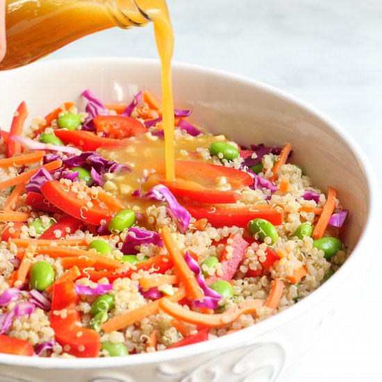 Orange Ginger Asian Quinoa Salad