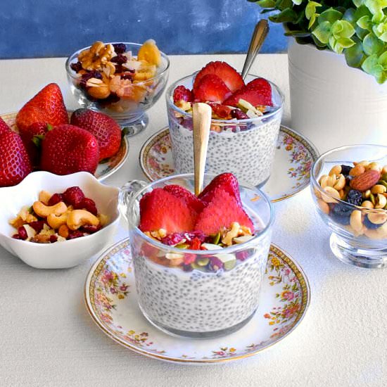 Vegan Coconut Chia Pudding