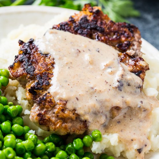 Skinny Chicken Fried Steak