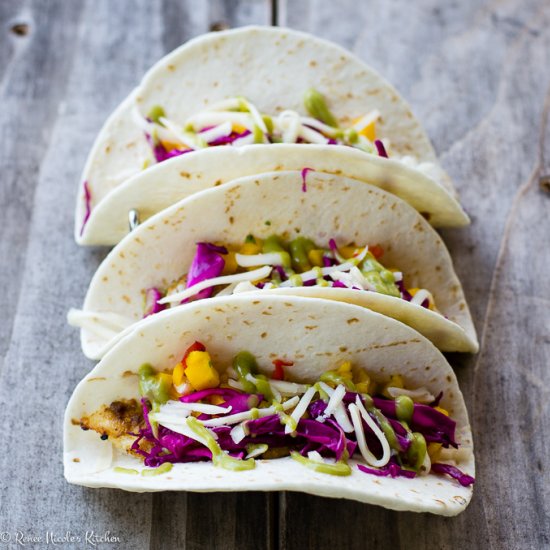 Grilled Rockfish Tacos