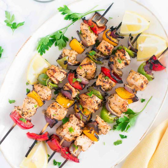 Grilled Mediterranean Chicken Kebab